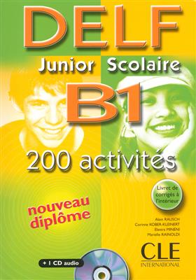 Delf-Junior-Scolaire-B1-200-Activites-MP3 کتاب Delf Junior Scolaire B1 – 200 Activites - تصویر 1