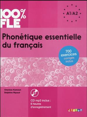 Phonetique-essentielle-du-francais-A1-A2-MP3-100-FLE-1 کتاب Phonetique essentielle du français A1 A2 100% FLE - تصویر 1