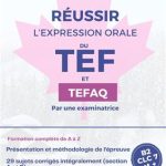 کتاب Réussir son examen d’expression orale du TEF – TEFAQ 2024