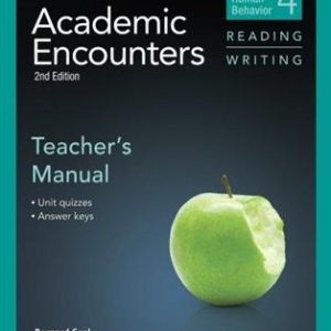 کتاب Academic Encounters Level 4 Teachers Manual Reading and Writing