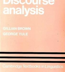 کتاب Discourse Analysis - Brown