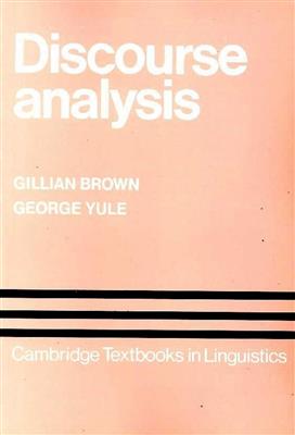 Discourse-Analysis-Brown-1.jpg کتاب Discourse Analysis - Brown - تصویر 1