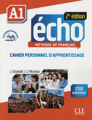 Echo-Niveau-A1-Cahier-personnel-dapprentissage-MP3-livre-web-2eme-edition-1.jpg کتاب Echo - Niveau A1 - Cahier personnel d'apprentissage + livre - web - 2eme edition - تصویر 1