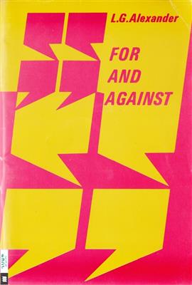 For-and-Against.jpg کتاب For and Against - تصویر 1