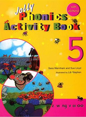Jolly-Phonics-Activity-Book-5.jpg کتاب Jolly Phonics Activity Book 5 - تصویر 1