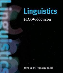 کتاب Linguistics - widdowson