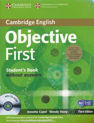 Objective-First-FCE-3rd-SB-WB-3MP3-1.jpg کتاب Objective First (FCE) 3rd - تصویر 1