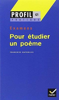 Profil-Pour-etudier-un-poeme.jpg کتاب Profil Pour etudier un poeme - تصویر 1