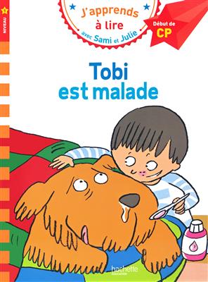 Sami-et-Julie-CP-Niveau-1-tobi-est-malade-1.jpg کتاب Sami et Julie CP Niveau 1 tobi est malade - تصویر 1