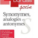 کتاب Synonymes analogies et antonymes
