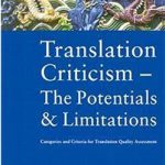 کتاب Translation Criticism - Potentials and Limitations