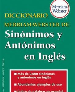 کتاب Diccionario Merriam - Webster de Sinonimos y Antonimos
