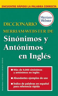 Diccionario-Merriam-Webster-de-Sinonimos-y-Antonimos.jpg کتاب Diccionario Merriam - Webster de Sinonimos y Antonimos - تصویر 1