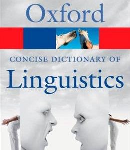 کتاب The Concise Oxford Dictionary of Linguistics