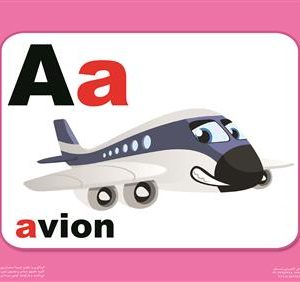 کتاب فلش کارت الفبای فرانسه L'Alphabet Cartes Image